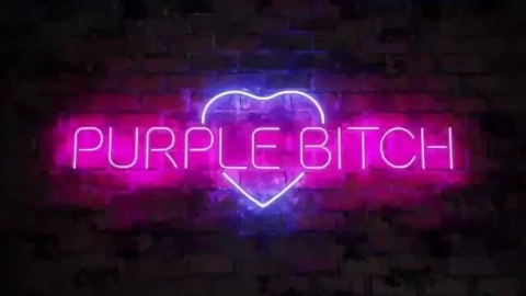 Angel's First Threesome: Little Angel & Purple Bitch