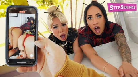 Luna Luxe & Kona Jade – Caught & Stuck Fun