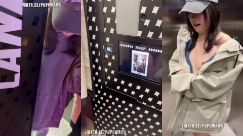 PupuWaifu Elevator Cumswallowing – Intense Action