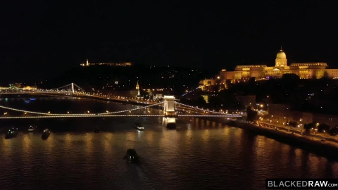 Queen Blowjob on Balcony - BBC Action