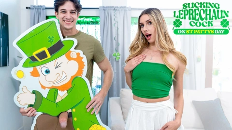 St. Patrick's Day Leprechaun Cock Sucking